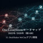 OneEcosystem Routekaart 2025/2026 (14e)13. DealShaker WeChat App Ontwikkeling